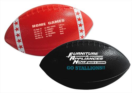 FOOT6 Custom imprinted 6" Mini Plastic Footballs